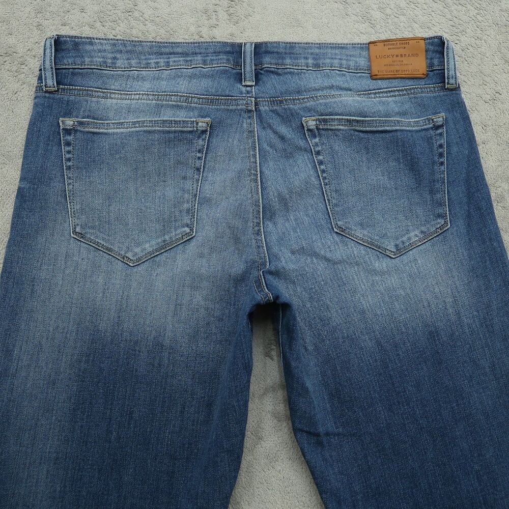 Lucky Brand Jeans Women's Size 14 Mid-Rise Lolita Crop Denim Pants 25" Inseam - Picture 13 of 16